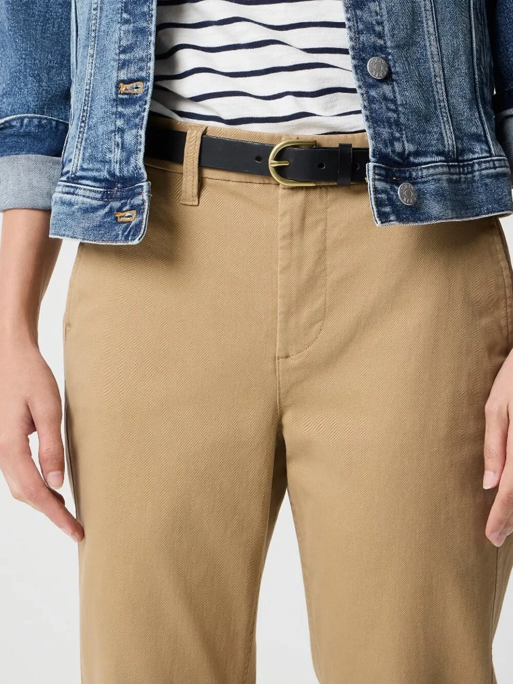 NWT J. Crew Size 6 6x28 Dark Khaki High Rise Girlfriend Chino Ankle Pant NEW